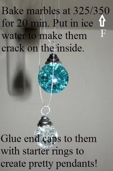 Baked Marbles, Ice Water, Pretty Pendant, Crafty Craft, Mod Podge, Crafty Diy, Diy Schmuck, Bijoux Diy, Diy Projects To Try