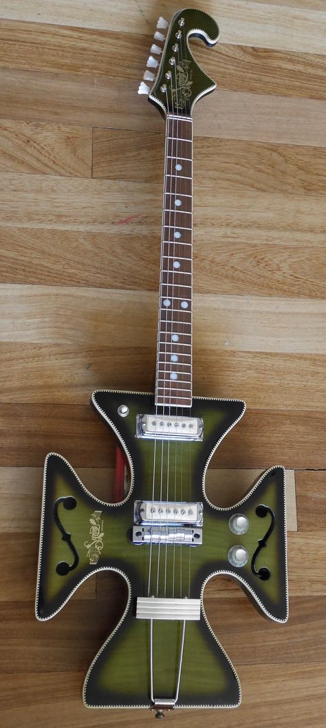 Maltese Cross guitar, using Harvey Thomas parts.... 60s impressing guitar Maltese Cross, Vintage Guitars, Maltese, Works Of Art, Drums, Electric Guitar, Music Instruments, Guitar, Music