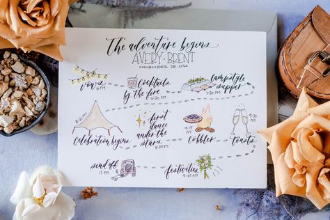 Transform an open field canvas into a dreamy wedding under the stars! The Green Wedding Shoes guide to everything you need to know: how to find a location, what to bring, outdoor wedding décor, and more. Winter Outdoor Wedding, Kiawah Wedding, Wedding Under The Stars, Wedding Invite Ideas, Shoes Guide, No Wedding, Field Wedding, Hand Drawn Wedding, Ivy House