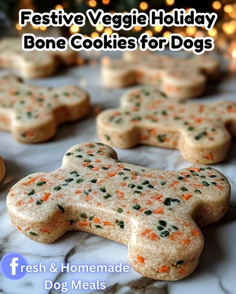 Bone Cookies, Puppy Cookies, Cookies For Dogs, Dog Meals, Homemade Pet Treats, Homemade Cat Food, Doggy Treats, Dog Biscuit Recipes, Doggie Treats