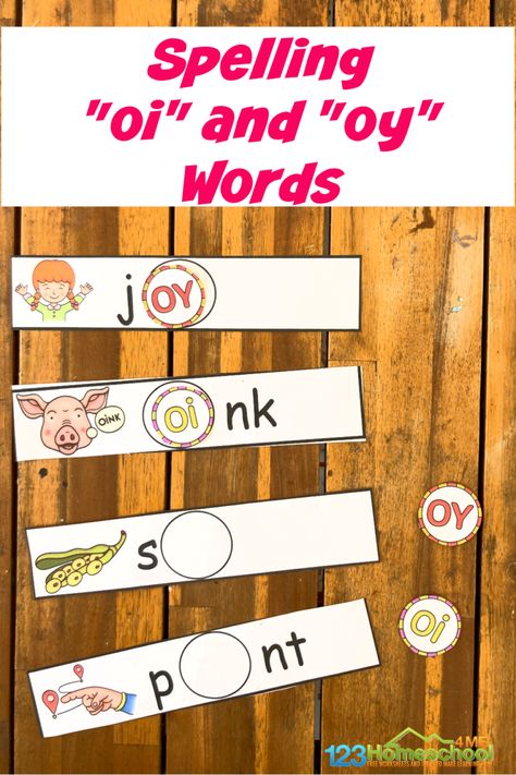 Help kids practice spelling oi and oy words with this fun, engaging phonics activity! In this vowel teams activities, children will add the vowels to may oy words and oi phonics words. Simply print the free printable oi sounds words and you are ready to play and learn with first grade students. Oy Oi Activities, Oi Oy Activities Free, Oy Worksheets, Consonant Blends Activities, Vowel Teams Activities, Ee Words, Phonics Puzzles, Phonics Worksheets Free, Phonics Activity