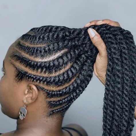 Corn Roll Hair Styles, Natural Hair Flat Twist, Cornrow Braid Styles, Flat Twists, Flat Twist Hairstyles, Flat Twist Updo, Natural Hair Stylists, Hair Adviser, African Hair Braiding Styles