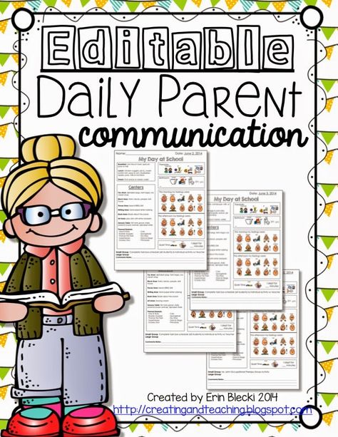 Effective Parent Communication Preschool Parent Communication, Preschool Daily Report, Parent Communication Log, Classroom Communication, Classroom Prep, Elementary Special Education Classroom, School Agenda, Kindergarten Parent, Parent Teacher Communication