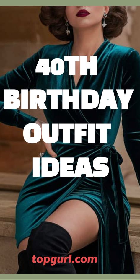 40, Fabulous, and Ready to Slay: 15 Fierce Outfit Ideas for Your Big Birthday Bash. 40th Bday Outfit Ideas, Festive Party Outfit, 40 Th Birthday Outfit Ideas, Outfits For 40th Birthday Party, February Birthday Outfit Women, Casino Christmas Party Outfit, Birthday Outfit Women Winter, 45th Birthday Outfits For Women, Nice Party Outfits