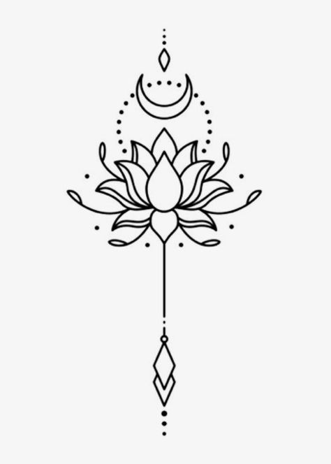 Lotus Flower Tattoo Design, Jagua Tattoo, Lotus Tattoo Design, Mom Tattoo Designs, Unalome Tattoo, Lotus Tattoo, Best Tattoo Designs, Tattoo Flash Art, Flower Tattoo Designs