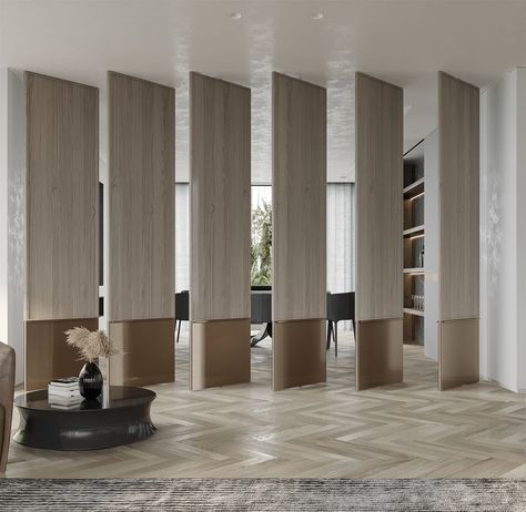 Marble Room, Partition Ideas, Partition Door, Yabu Pushelberg, Residential Tower, Lobby Interior Design, Divider Design, Luxury Modern Homes, Wall Panel Design