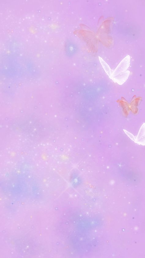 Lilac Butterfly Aesthetic, Butterfly Wallpaper Pink, Simple Aesthetics, Purple Butterfly Wallpaper, Iphone Wallpaper Texture, Wallpaper Texture, Ombre Background, Lavender Aesthetic, Lilac Pink