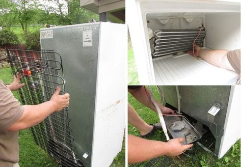 Old Fridge, Refrigerator Ideas, Diy Cooler, Old Refrigerator, Refrigerator Cooler, Outdoor Cooler, Fridge Cooler, Chest Freezer, Rustic Outdoor