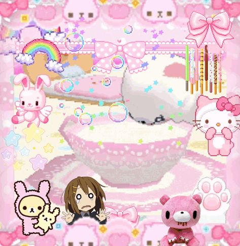 Kawaiicore Clutter GIF - Kawaiicore Kawaii Clutter - Discover & Share GIFs Chucky Pfp, Hello Kitty Wallpapers, Creepy Cute Aesthetic, National Best Friend Day, Soft Pink Theme, Cat Kawaii, Kawaii Core, Kawaii Room, Pink Themes