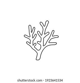 Coral Drawings Simple, How To Draw A Coral Reef, Simple Coral Drawing, Coral Line Drawing, Easy Coral Drawing, Coral Sketch Drawings, Small Coral Tattoo, Coral Line Art, Coral Tattoo Simple