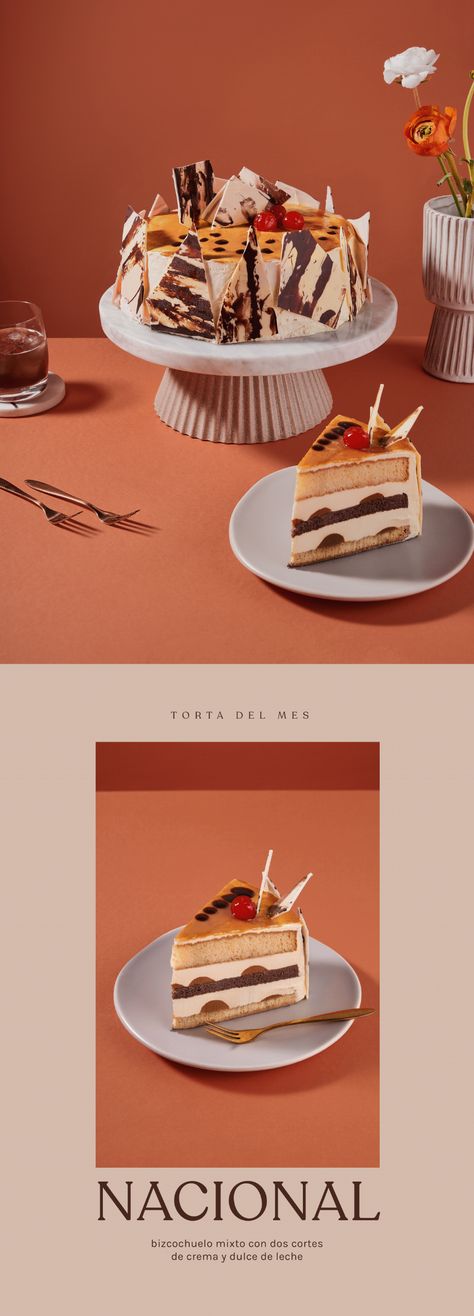 PERTUTTI / Cakes | Behance Mango Photo, Brunch Photography, Graphic Design Food, Food Photography Dessert, Food Photography Composition, Cake Photoshoot, Product Shooting, Elegant Food, Mango Cake