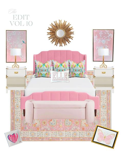 Mary Kathryn Decker Designs | 🌸The Edit Vol. 10 is where sophistication meets girly and FUN!! It doesn’t get any more classic than our beautiful “Chinoiserie… | Instagram Chinoiserie Garden, Dream Dorm Room, Dorm Room Styles, Bloxburg Builds, College Dorm Room Decor, Preppy Room Decor, White Leaves, Preppy Room, Cute Bedroom Decor