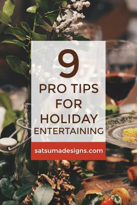 9 Party Pro Tips for Holiday Entertaining Easy Holiday Party, Hosting Holiday Party, Holiday Hosting, Party Prep, Party Hosting, Hosting Essentials, Hosting Holidays, Hosting Christmas, Christmas Organization