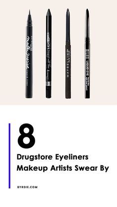 Best Eyeliner For Beginners, Best Pencil Eyeliner, Best Drugstore Eyeliner, Best Black Eyeliner, Drugstore Eyeliner, Facial Painting, Eyeliner Shapes, Smudge Proof Eyeliner, How To Do Eyeliner