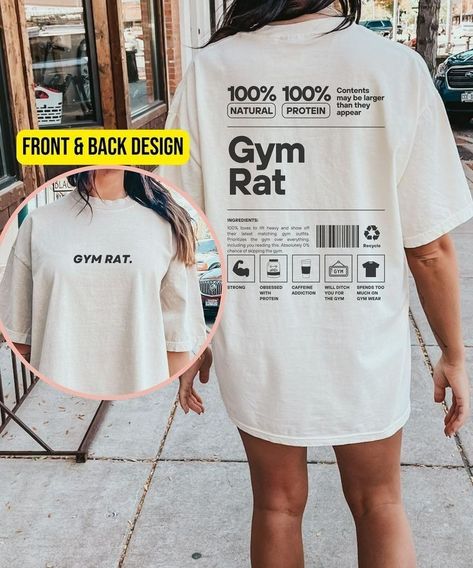 Gym T Shirt Design Men, T Shirt Gym Outfit, Diy Gym Clothes, Streetwear Tshirt Design Ideas, Gym Merchandise, Gym Tshirt, Gym Sweatshirt, Streetwear Tshirt Design, Streetwear Logo