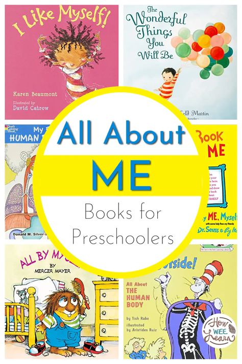 Interactive Books For Preschoolers, All About Me Theme, All About Me Preschool Theme, Books For Preschoolers, Me Preschool Theme, Body Preschool, All About Me Book, All About Me Preschool, All About Me Activities