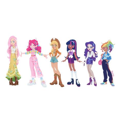 The Mane 6, Mane 6, My Little Pony Equestria, Mlp Characters, My Lil Pony, Mlp Fan Art, My Little Pony Comic, Mlp Equestria Girls, My Little Pony Characters