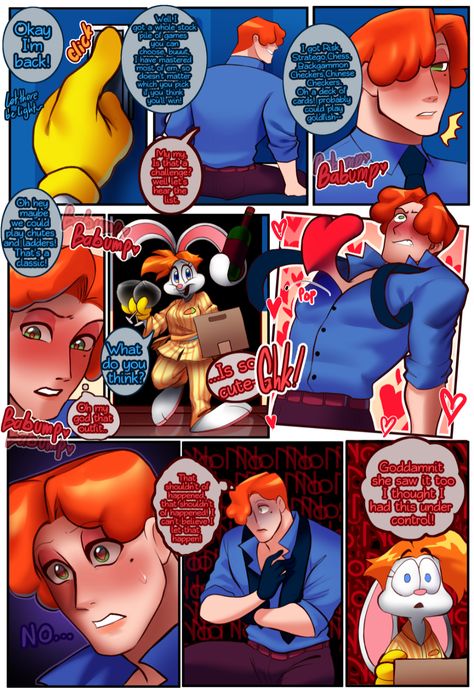 Rosie x Jessie Rabbit pg 4 by hhhhhokiohjeezhhhhh on Newgrounds Jessica Rabbit Genderbend Fan Art, Genderbent Jessica Rabbit, Rosie X Jessie Rabbit Comic, Male Jessica Rabbit, Who Framed Roger Rabbit Fanart, Roger Rabbit Genderbend, Rosie X Jessie Rabbit, Monster X Human Ship, Jessica And Roger Rabbit