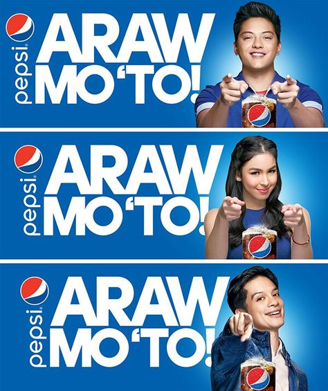 This is Daniel Padilla, Julia Barretto, and Bamboo Mañalac promoting a commercial for Pepsi Cola in the Philippines last 2014. #DanielPadilla #JuliaBarretto #BambooManalac #PepsiCola #PepsiPhilippines #PepsiCanada Bamboo Mañalac, Cola Wars, Pepsi Vintage, Julia Barretto, Daniel Johns, Daniel Padilla, John Ford, Drinks Brands, Star Magic