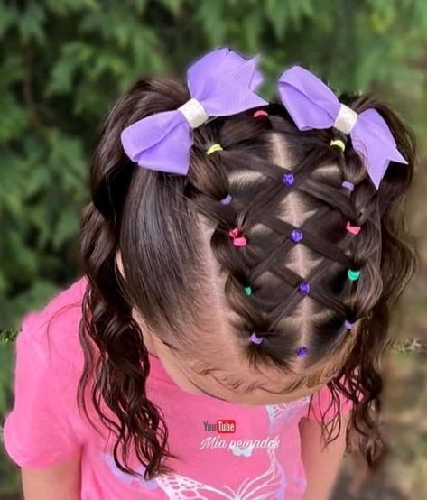 Hairstyles For Girls Braids, Cute Birthday Hairstyles, Princess Curls, Toddler Hair Dos, Baby Girl Hairstyles Curly, Braids Curls, Hairstyle Ideas Easy, Easy Little Girl Hairstyles, Girly Hairstyles