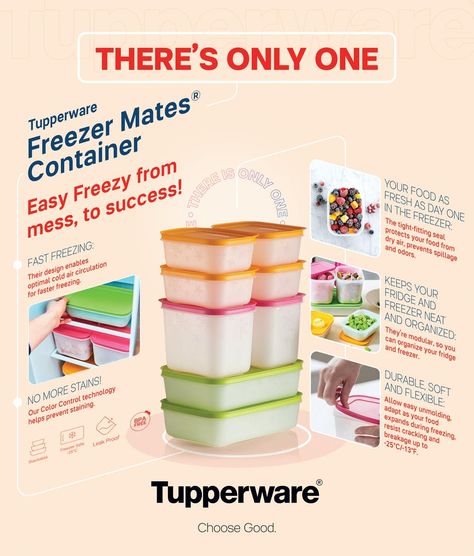 #storagesolutions #makemealseasy #tupperware #cookingtips #lifestyle #makelifeeasier Tupperware Party, Freezer Storage Containers, Tupperware Consultant, Tupperware Recipes, Freezer Containers, Freezer Burn, Independent Consultant, Can Organizer, Fresh Fruits