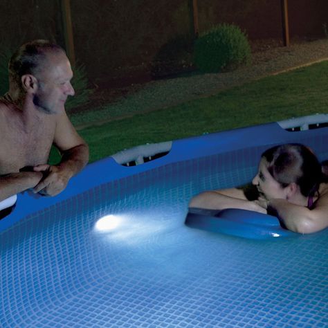 Above Ground Pool Lights, Underwater Pool Light, Outside Sheds, Led Pool, Pool Wall, Led Pool Lighting, Above Ground Pools, Intex Pool, Swimming Pool Accessories