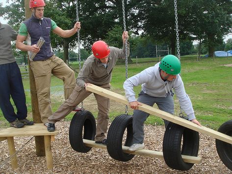 Low Ropes course at BCA | BCA Maidenhead | Flickr Low Ropes Course Ideas, Low Ropes Course, Playground Backyard Diy, Camping With Teens, Kids Obstacle Course, Physical Education Lessons, Challenge Course, Event Games, Reunion Games