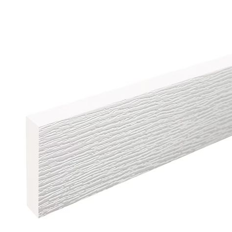 Royal Building Products 0.75-in x 3.5-in x 8-ft Reversible (Smooth/Wood Grain) PVC Trim Board in the PVC Trim Boards department at Lowes.com Pvc Trim Boards, Royal Building, Neighborhood Activities, Trim Board, Pvc Board, Pvc Trim, Floor Ceiling, Front Porches, No Waste