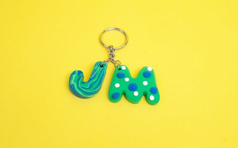 Keychains Diy, Working With Clay, Kiwi Crate, 10 Number, Quick And Easy Crafts, Diy Projects For Beginners, Clay Tools, Diy Keychain, Design Skills