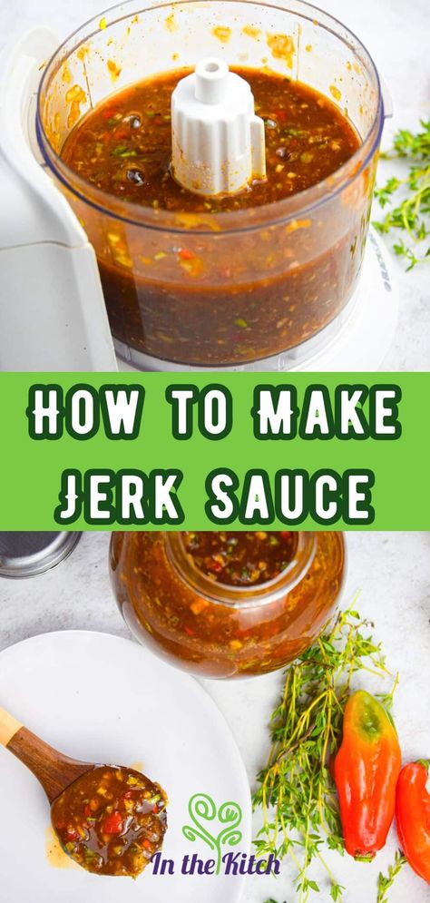 Jamaican Jerk Seasoning Marinade, Caribbean Jerk Marinade, Different Sauce Recipes, Jamaican Pepper Sauce, How To Make Jerk Sauce, Jamaican Jerk Bbq Sauce Recipe, Jerk Mayo Recipe, Jerk Sauce Recipe Authentic, Jamaican Jerk Seasoning Recipe