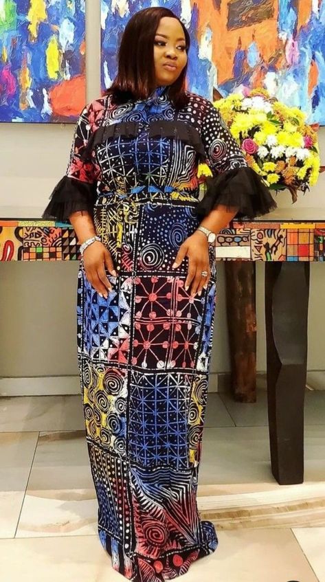 30 adire and kampala fabric designs that make your wardrobe stand out od9jastyles Adire Kampala Styles For Ladies, Kampala Dress Styles, Addire Style, Outfit Bureau, Kampala Gown, Kampala Styles, Dress Styles For Ladies, Kampala Gown Styles For Ladies, Adire Styles