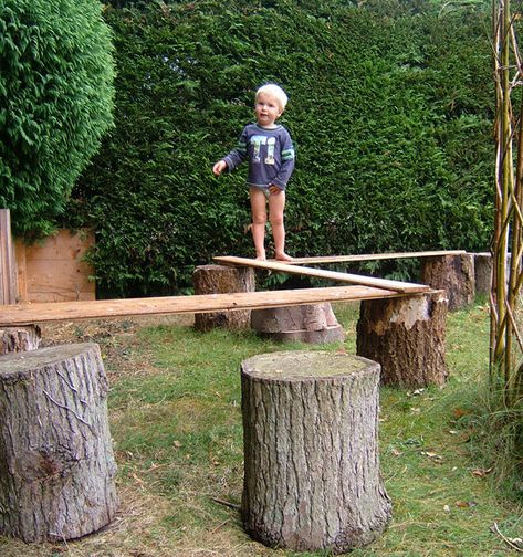 19 DIY backyard play spaces kids will LOVE! Backyard Play Spaces, Outdoor Play Spaces, Outdoor Play Areas, Kids Outdoor Play, Natural Playground, Play Spaces, Backyard Playground, Backyard Play, Backyard Games