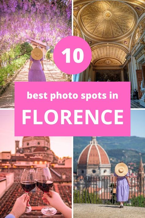 Where are the best Instagram-worthy photo spots in Florence? Read this guide with the best photography tips for Florence! Locations, equipment, best time and what to wear! Instagrammable places in Florence | florence italy aesthetic | florence photo ideas | florence photography | florence photoshoot | florence italy photography | florence italy photography instagram | florence italy photography tuscany | florence photography instagram | best photo spots in florence | photo spots in florence Tuscany Italy Photography, Florence Travel Guide, Florence Photography, Best Places In Italy, Italy Travel Photography, Florence Italy Travel, Florence Travel, Tuscany Travel, Instagram Locations