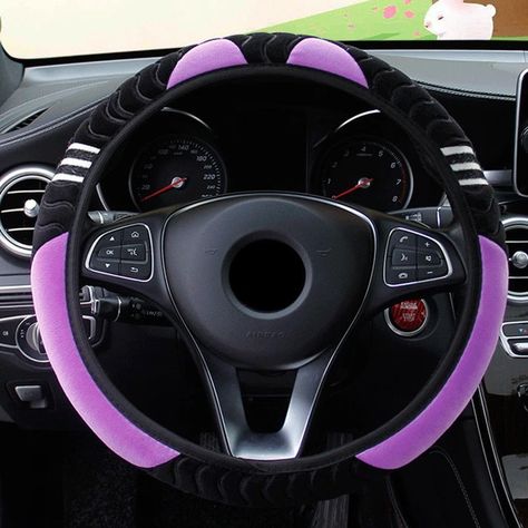 Handbag Holder, Car Accessories For Women, Pocket Handbag, Car Steering Wheel Cover, Car Steering Wheel, Cover Gray, Monster Design, Car Steering, Steering Wheel Cover