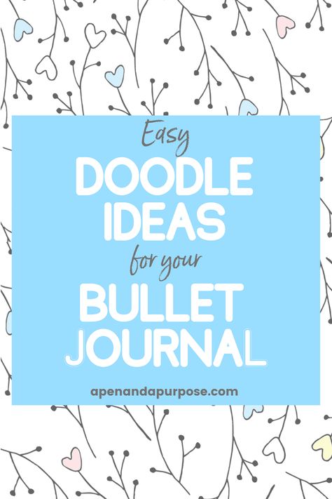 Have you always wanted to create beautiful bullet journal doodles, but worried you didn't have the talent? Start practicing today with these easy bullet journal doodle ideas and start drawing. Doodling in your journal is a great creative outlet. I love having an art journal and sketchbook right in my bujo. Doodling For Journals, Planner Doodles Ideas Simple, Bullet Journal Doodles Step By Step, Bujo Icons, Drawings For Journal, Easy Doodles Drawings Creative, Aesthetic Doodles For Journal, Easy Doodle Art For Beginners, Journal Doodles Aesthetic