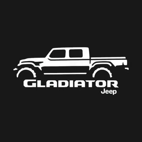 Jeep Gladiator - Jeep Gladiator - T-Shirt | TeePublic Jeep Gladiator Accessories, Jeep Life Decal, Jeep Png, Jeep Tattoo, Jeep Art, Cricut Cups, Gladiator Tattoo, Jeep Gear, Jeep Decals