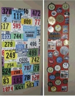 "Ideas For How To Display Your Running Race Bibs And Medals." Hah! Who has this problem?? This is freaking hilarious. I am probably just over-tired... Does anyone else find this funny? Running Bib Display, Running Display, Race Bib Display, Bib Display, Race Medal Displays, Running Bibs, Running Medals, Race Medal, Race Bibs