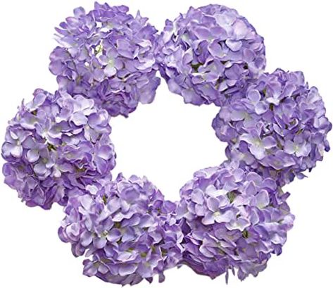 Amazon.com: dried purple flowers: Home & Kitchen Purple Baby Shower Centerpieces, Light Purple Flower Bouquet, Purple Baby Shower, Purple Flower Bouquet, Spring Flower Wreath, Hydrangea Centerpiece, Wedding Home Decor, Flower Letter, Silk Hydrangeas