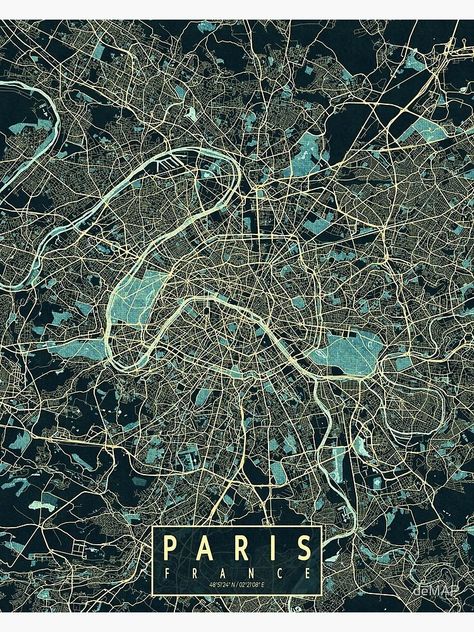 "Paris City Map of France - Summer" Poster for Sale by deMAP | Redbubble Paris City Map, Map Of France, City Posters, France Summer, Summer City, Paris Poster, Summer Poster, Poster City, France Map