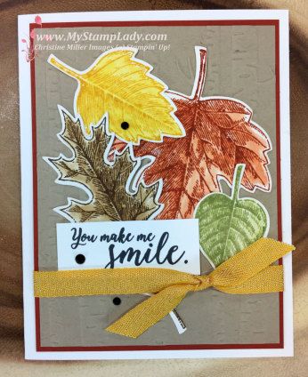 Brushed Vintage Leaves Fall Card Vintage Leaves, Class 9, Leaf Cards, Leaf Images, Wink Of Stella, Leaves Fall, Welcome Fall, Fall Projects, Thanksgiving Cards