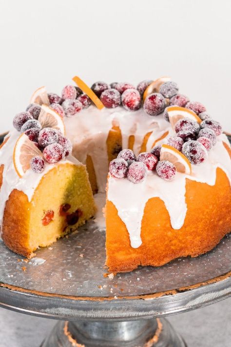 Cranberry Orange Bundt Cake Cranberry Orange Cake Mix Cake, Cranberry Orange Cake Bundt, Orange Bundt Cake Recipe, Cranberry Orange Pound Cake, Cranberry Orange Bundt Cake, Christmas Bundt Cake, Cranberry Orange Cake, Orange Bundt Cake, Boxed Cake Mixes Recipes