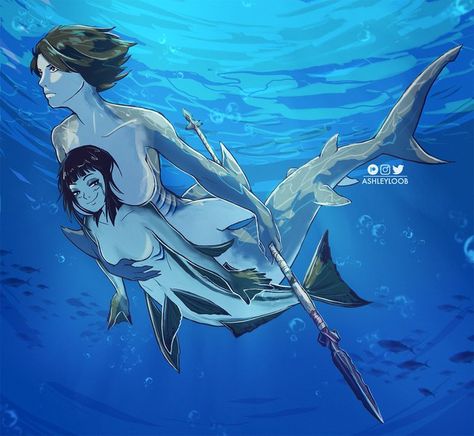 (1) 🤔ashley🤔 on Twitter: "shark gf and her freeloader remora gf #mermay https://t.co/gFhTTElgvz" / Twitter Shark Mermaid, Mermaid Drawings, Paintings And Drawings, Mermaids And Mermen, Image Painting, Mermaid Life, Cute Couple Art, Mermaid Art, Gay Art