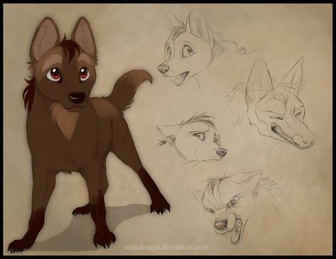 Dog Reference, Dog Characters, Wolf Puppy, Anime Wolf Drawing, Zoo Ideas, Maned Wolf, Wolf Character, Puppy Drawing, Drawing Animals