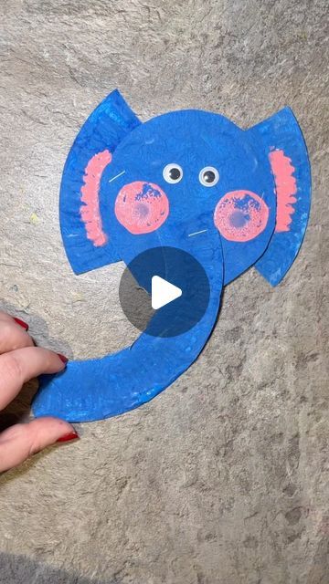 Elephant Craft Kindergarten, Elephant Crafts For Preschool, Elephant Paper Plate Craft, Prek Elephant Craft, Elephant Craft, Elephant Art Kindergarten, Elephant Art Activity, Elephants For Kids, Apple Kindergarten