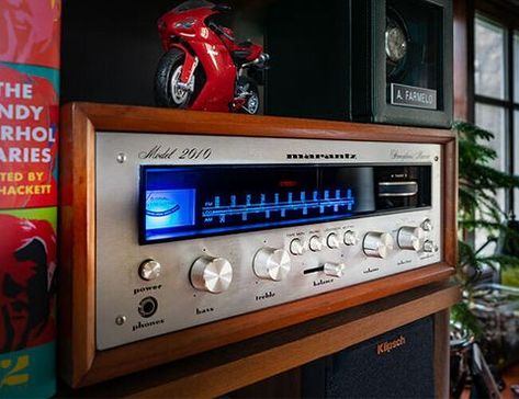 Everything-You-Need-to-Know-About-Vintage-Marantz-Receivers-gear-patrol-2010 Marantz Receiver Vintage, Marantz Receiver, Integrated Amplifier, Antique Radio, Retro 4, Bookshelf Speakers, Audio Music, Old Tv Shows, Hifi Audio