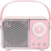 Pink Radio, Retro Speakers, Desk Bedroom, Kitchen Desk, Retro Radio, Party Outdoor, Kawaii Accessories, Cute Home Decor, Wireless Speakers Bluetooth