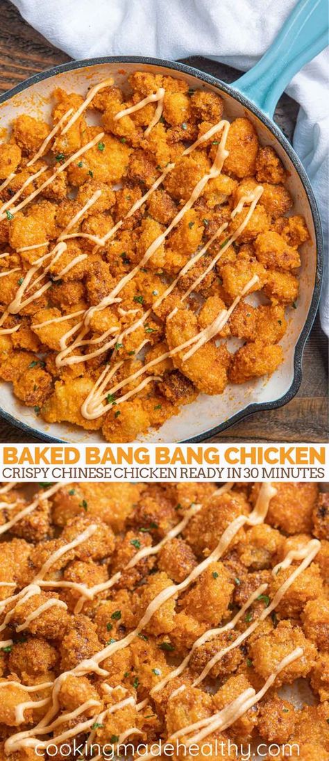 Chicken Chinese, Bang Bang Chicken, Diner Recept, Gluten Free Recipes For Dinner, Dinner Appetizers, Best Chicken Recipes, Chocolate Chip Muffins, Best Dinner Recipes, Chinese Restaurant