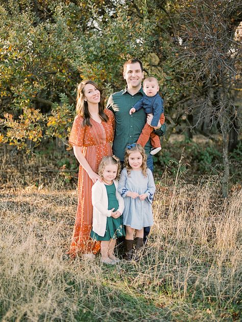 Lincoln family session, Sacramento family session, Sacramento film photographer, Sacramento film family photographer Family Pictures With Burnt Orange, Burnt Orange And Olive Family Pictures, Orange Fall Picture Outfits, Orange And Green Family Pictures, Burnt Orange And Green Family Pictures, Fall Family Pics Burnt Orange, Burnt Orange Fall Family Pictures, Burnt Orange Family Pictures, Family Photos Burnt Orange