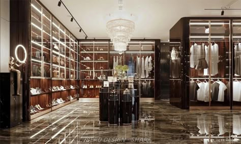 Dress Collection Closet, Luxury Changing Room, Luxury Closet Designs Master Suite, Luxury Closet Mansions, Giant Closet, Walk In Closet Luxury, Luxurious Walk In Closet, Beautiful Mansions, Luxury Master Suite