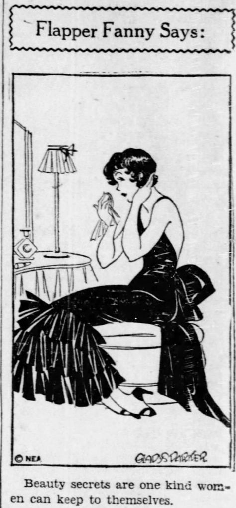 1920s Womens Fashion, Flapper Illustration, Flapper Fanny, Newspaper Cartoons, 1920s Fashion Women, 1920 Art, Flapper Girl, Old Comics, Vintage Stuff